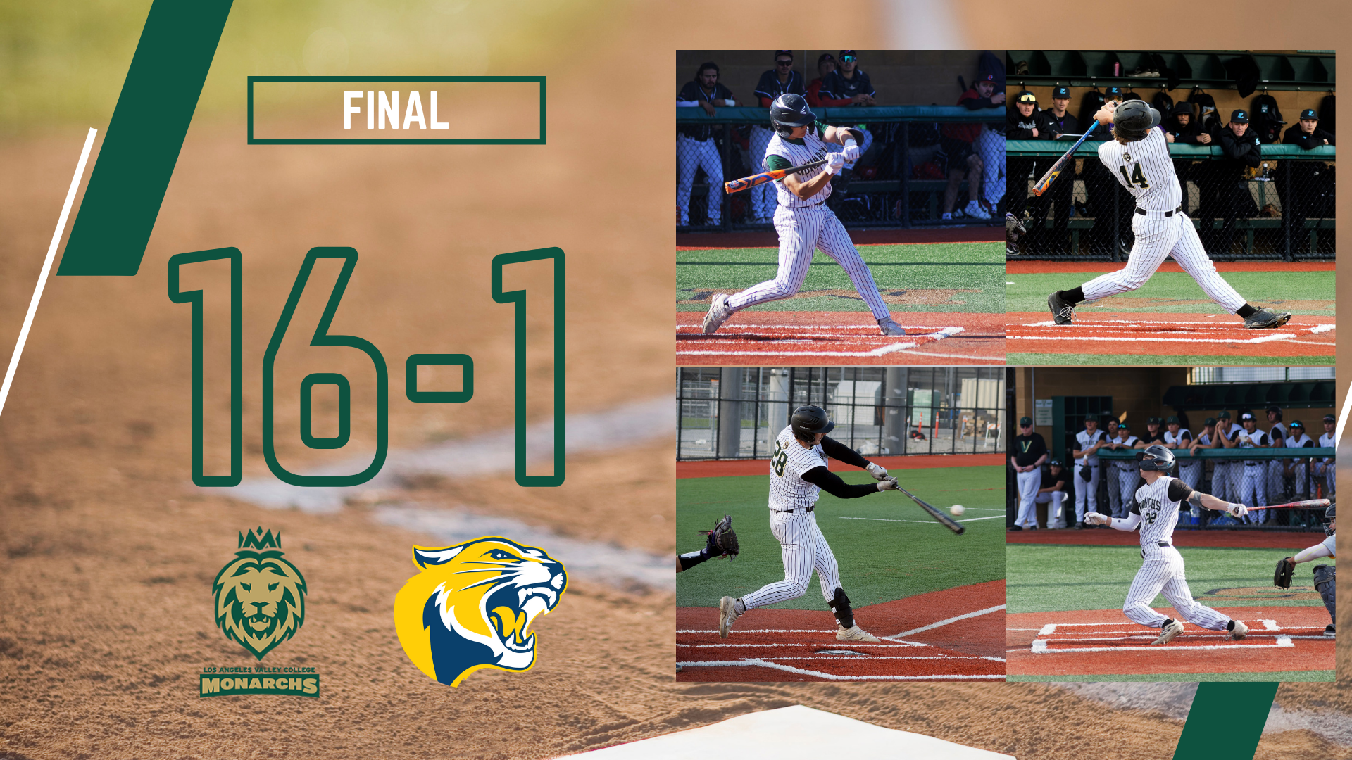 Monarchs Wallop Canyons in First Game of Series